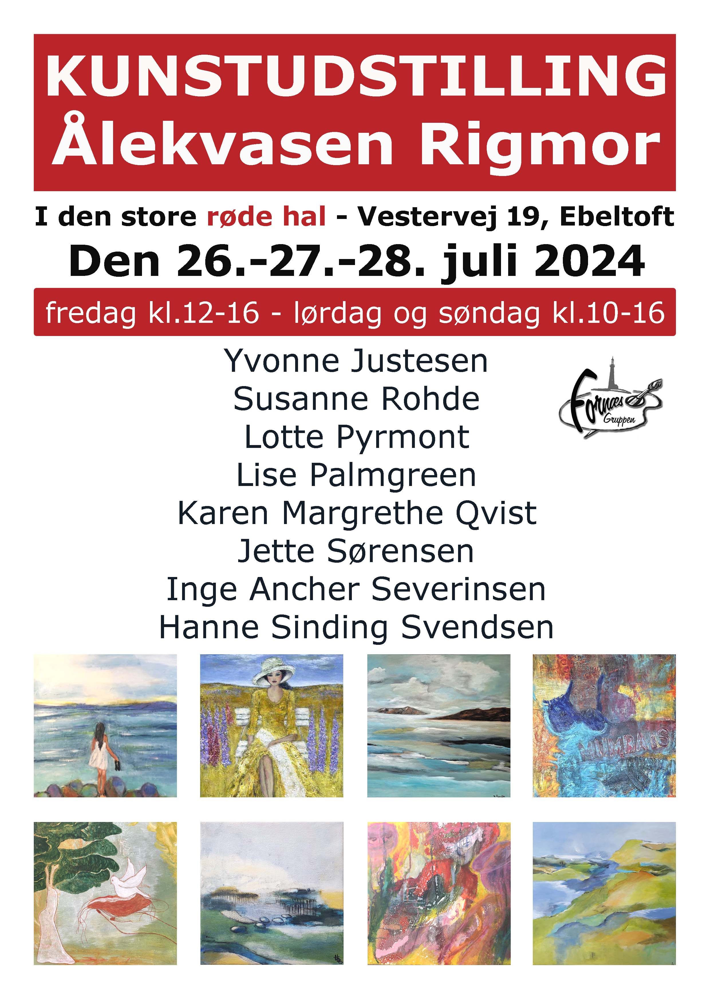 Ålekvasen Rigmor i Ebeltoft 26-27-28 juli 2024